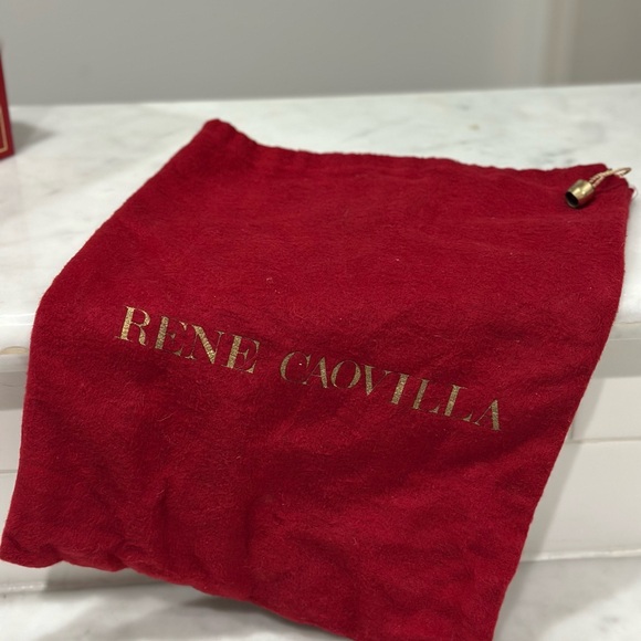Rene Caovilla Red box with shoe Embellisment and dust bag - Picture 4 of 9